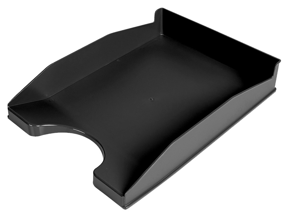 BANDEJA SOBREMESA PLASTICO Q-CONNECT NEGRO OPACO 240X70X340 MM
