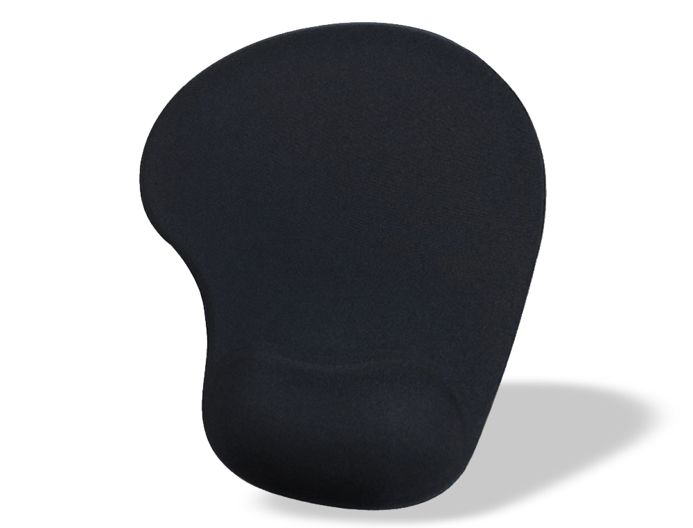 ALFOMBRILLA PARA RATON Q-CONNECT REPOSAMUECAS DE GEL COLOR NEGRO 190X230X20 MM