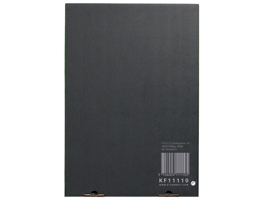 FUNDA MULTITALADRO Q-CONNECT FOLIO 80 MC PIEL DE NARANJA CAJA DE 1400 UNIDADES