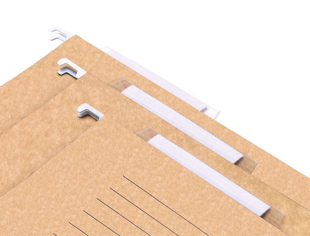 CARPETA COLGANTE LIDERPAPEL A4 KRAFT
