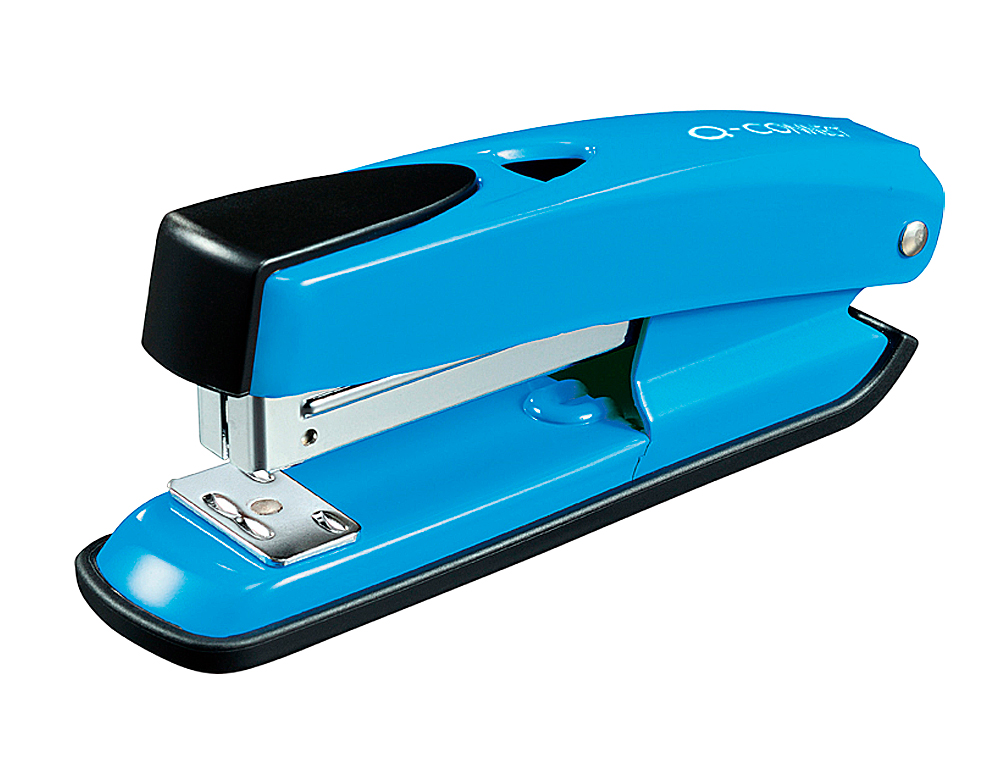 GRAPADORA Q-CONNECT KF02151 PLASTICO ABS AZUL CAPACIDAD 20 HOJAS
