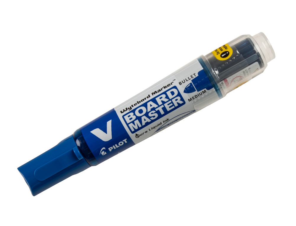 ROTULADOR PILOT V BOARD MASTER PARA PIZARRA BLANCA AZUL TINTA LIQUIDA TRAZO 2,3MM