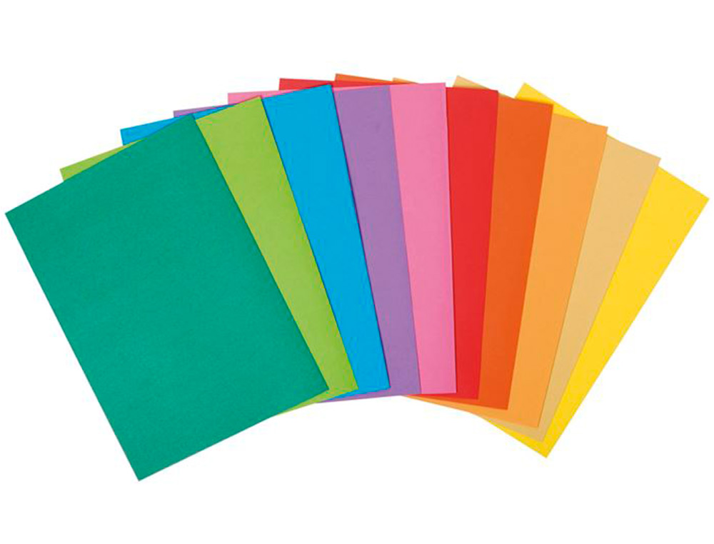 SUBCARPETA PAPEL EXACOMPTA DIN A4 COLORES SURTIDOS 80 GR