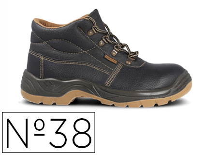 BOTA DE SEGURIDAD PAREDES S3 NEGRO TALLA 38