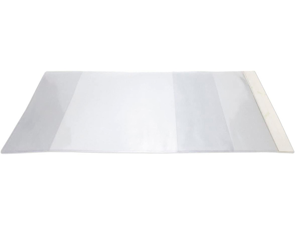 FORRALIBRO SARO CON SOLAPA AUTOAJUSTABLE PVC 130 MICRAS 290X530 MM PACK DE 5 UNIDADES