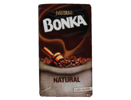 CAFE MOLIDO BONKA NATURAL PAQUETE DE 250 GR
